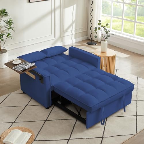 Beige Velvet 3 in 1 Sleeper Sofa Bed F406
