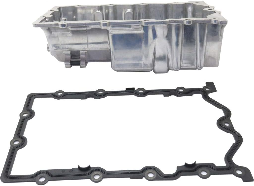 Aluminum Oil Pan with Gasket and Drain Plug I636