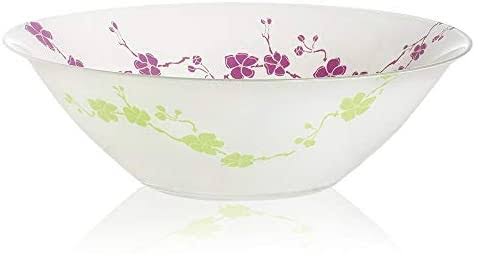 Green 10x22 Glass Serving Salad Bowl B869