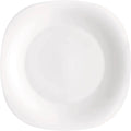 Set of 6 Tempered Opal Glass Plates R724