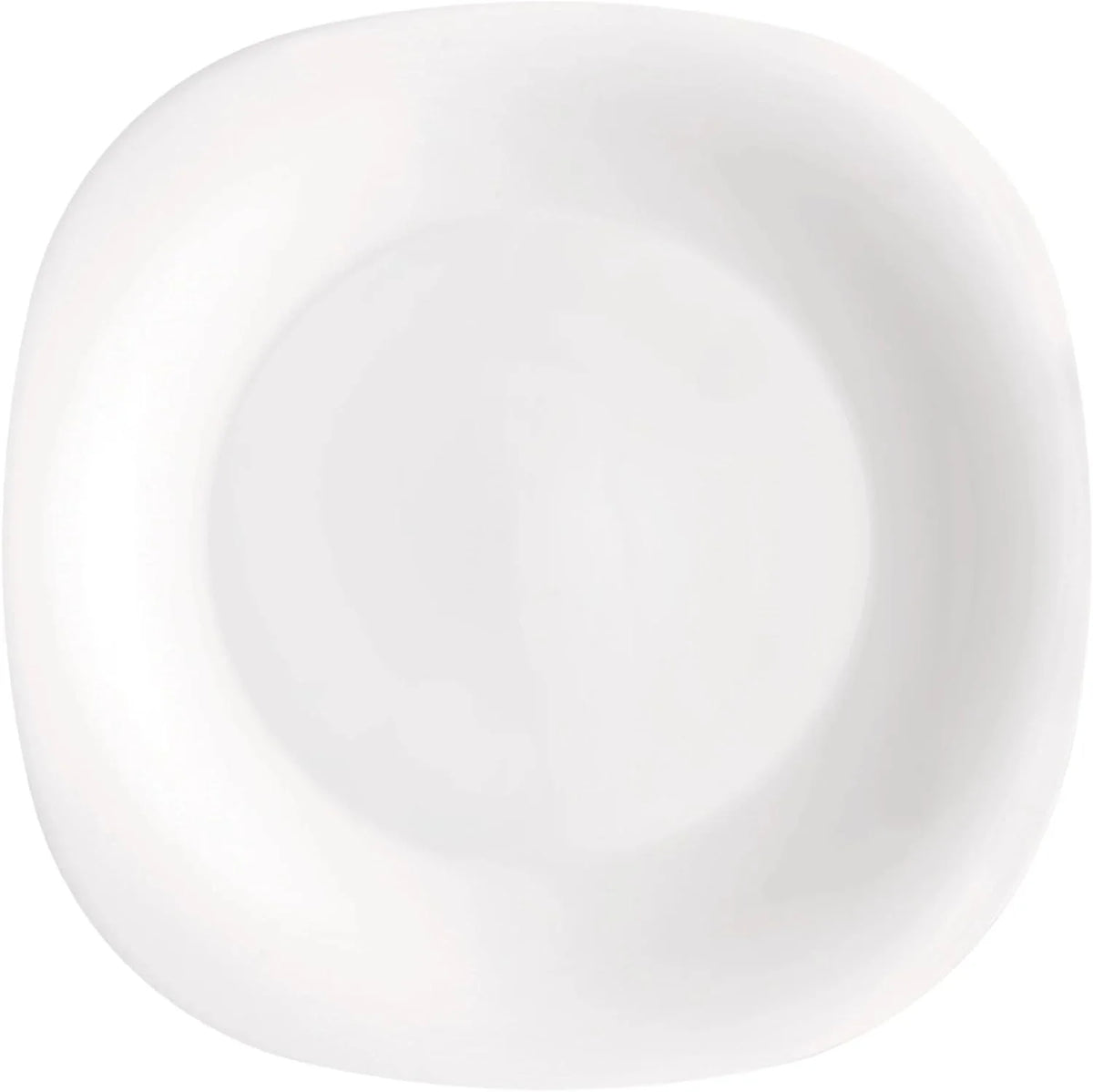 Set of 6 Tempered Opal Glass Plates R724