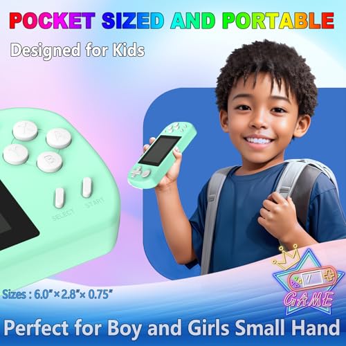 218 Video Games Portable Handheld Gaming Player (Blue) E50120