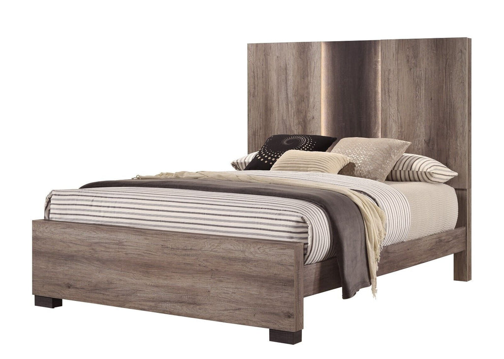 Queen Size Solid Wood Bed Set Y37127
