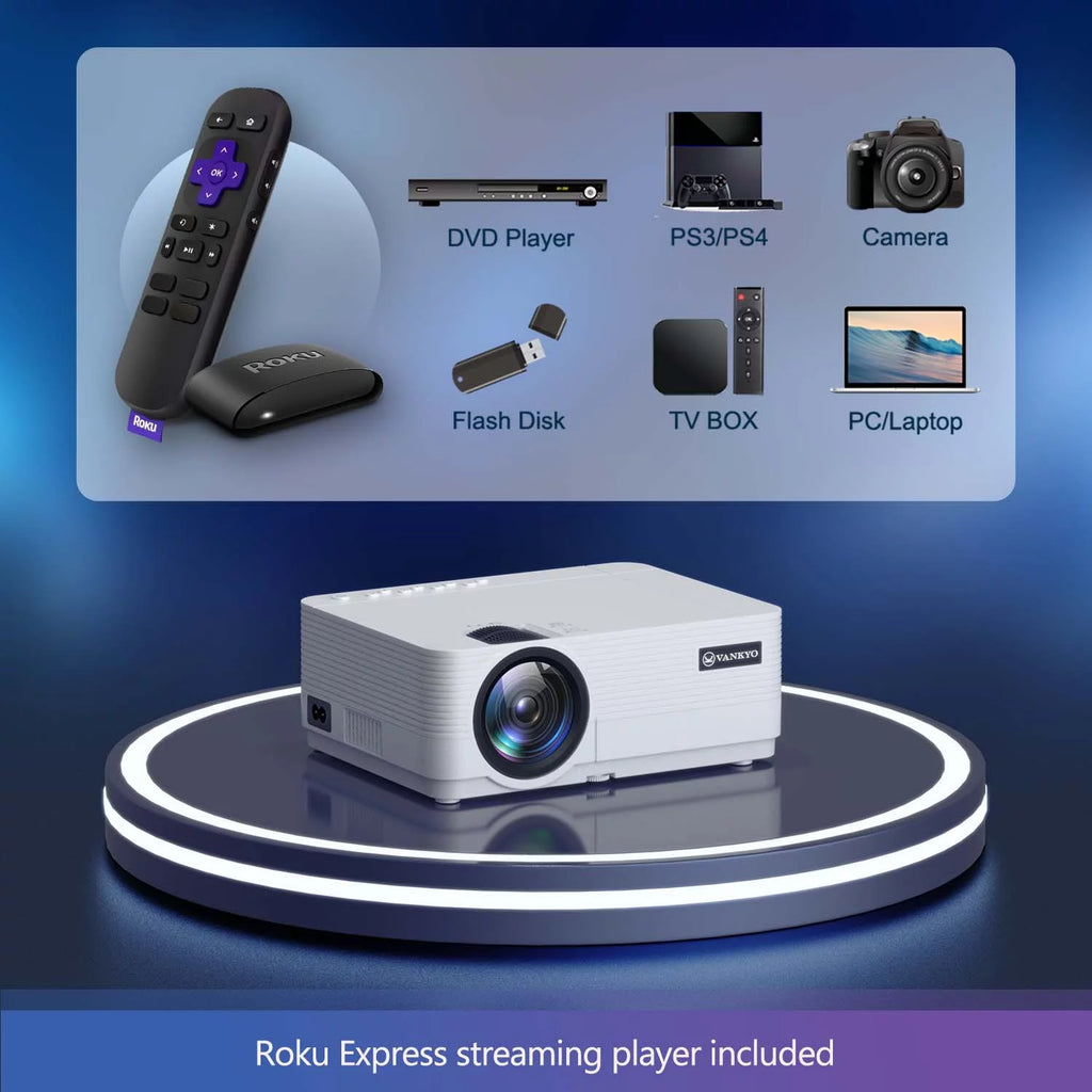 HD Mini Projector with Streaming Player K175774