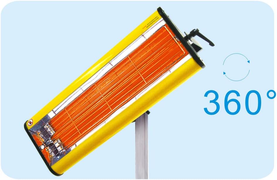 Infrared Paint Curing Lamp with Stand 1050W E687330