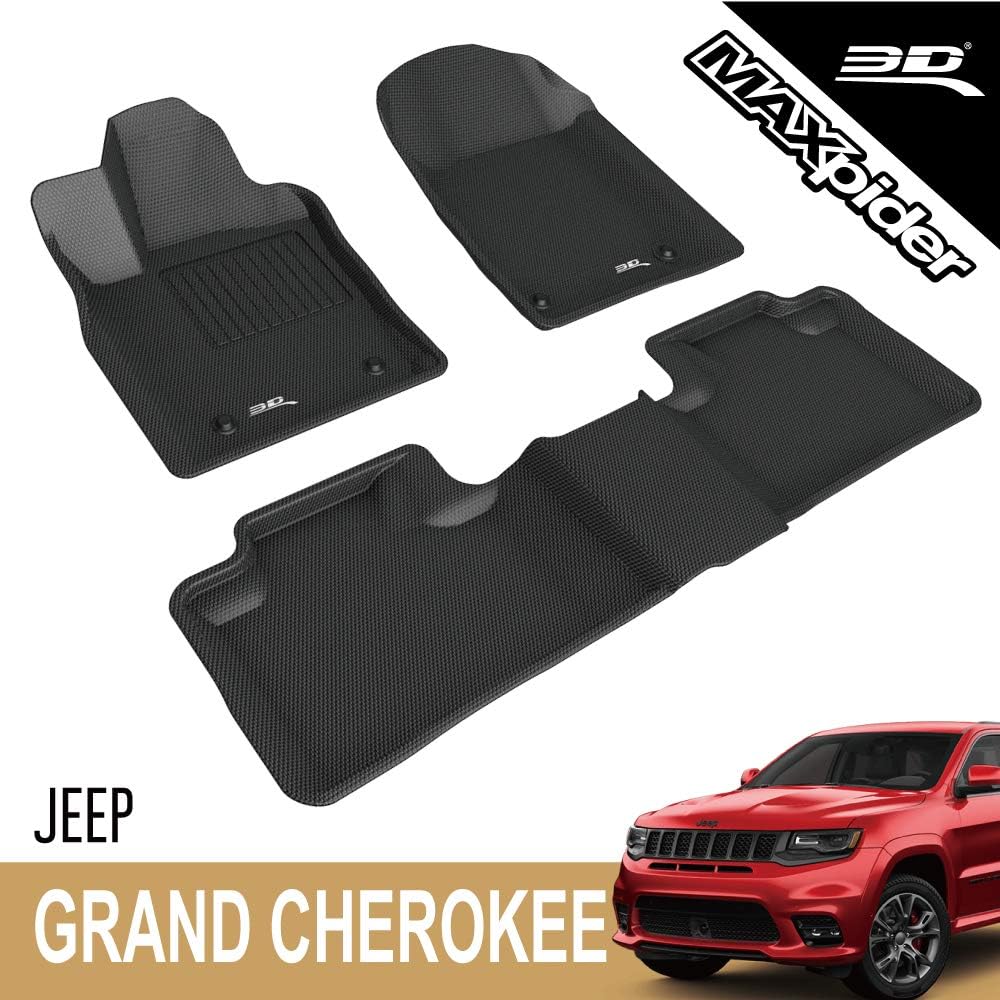 Black All-Weather Car Floor Mats Liners K890418