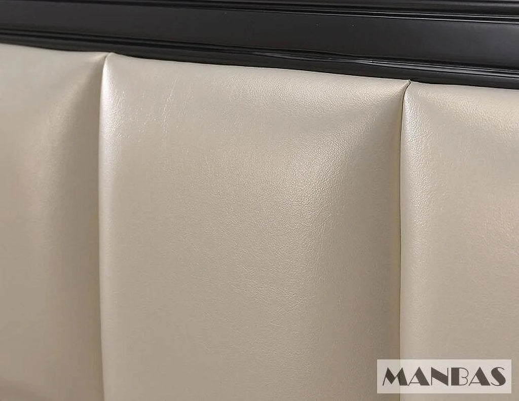 Genuine Leather Queen Size Bed Frame N32161