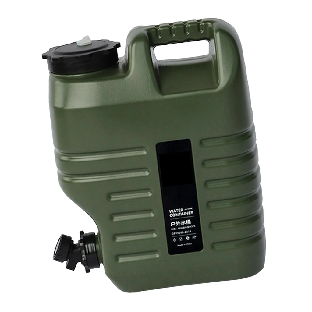 Green 18L Camping Water Storage Jug with Spigot M57341