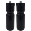 50 Strong Sports Squeeze Water Bottle 2 Pack - 22 oz. BPA Free Easy Open Push/Pull Cap - Fits in Most Bike Cages P45588