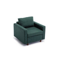 Single Seat Module Sofa Sectional Couch Green T595