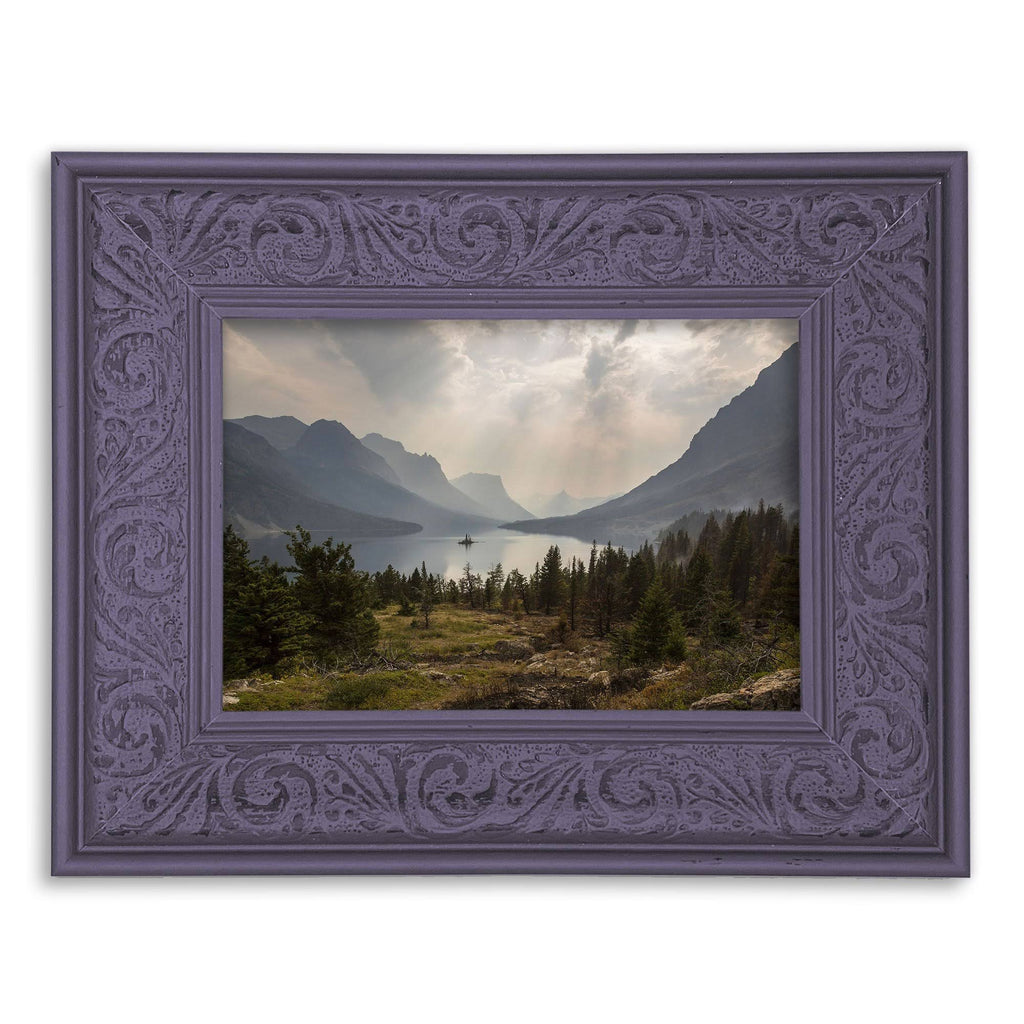 Dusty Lilac Embossed Frame J67772