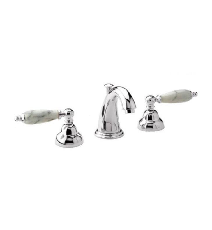 Beige Marble Widespread Bathroom Sink Faucet with Handles V2113