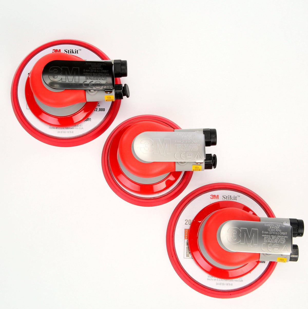 3 in Non-Vac 3/32 in Orbit Random Orbital Sander Y269