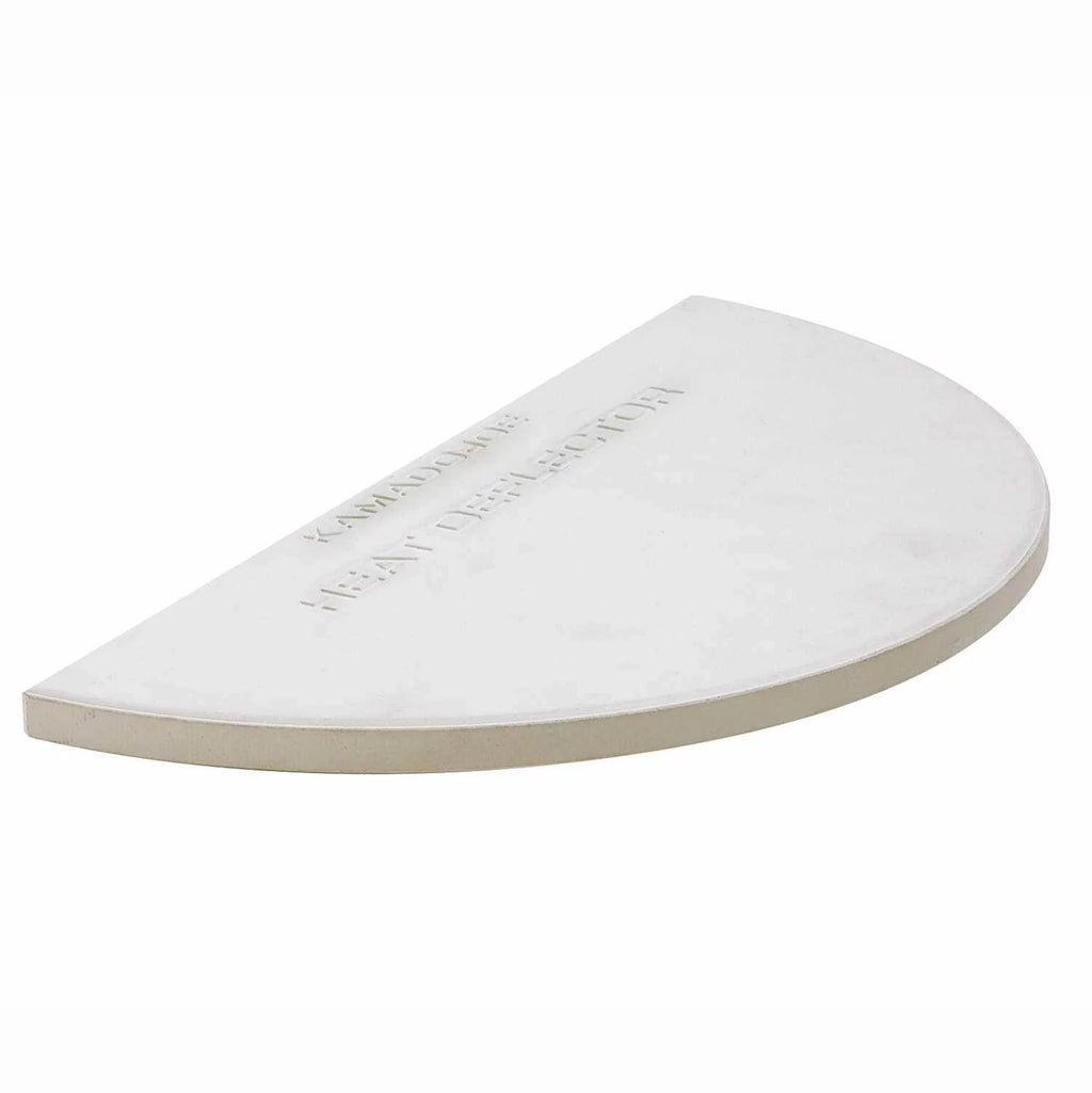 2 Pack Half Moon Heat Deflector Plate Stone Cooking Rack V2571