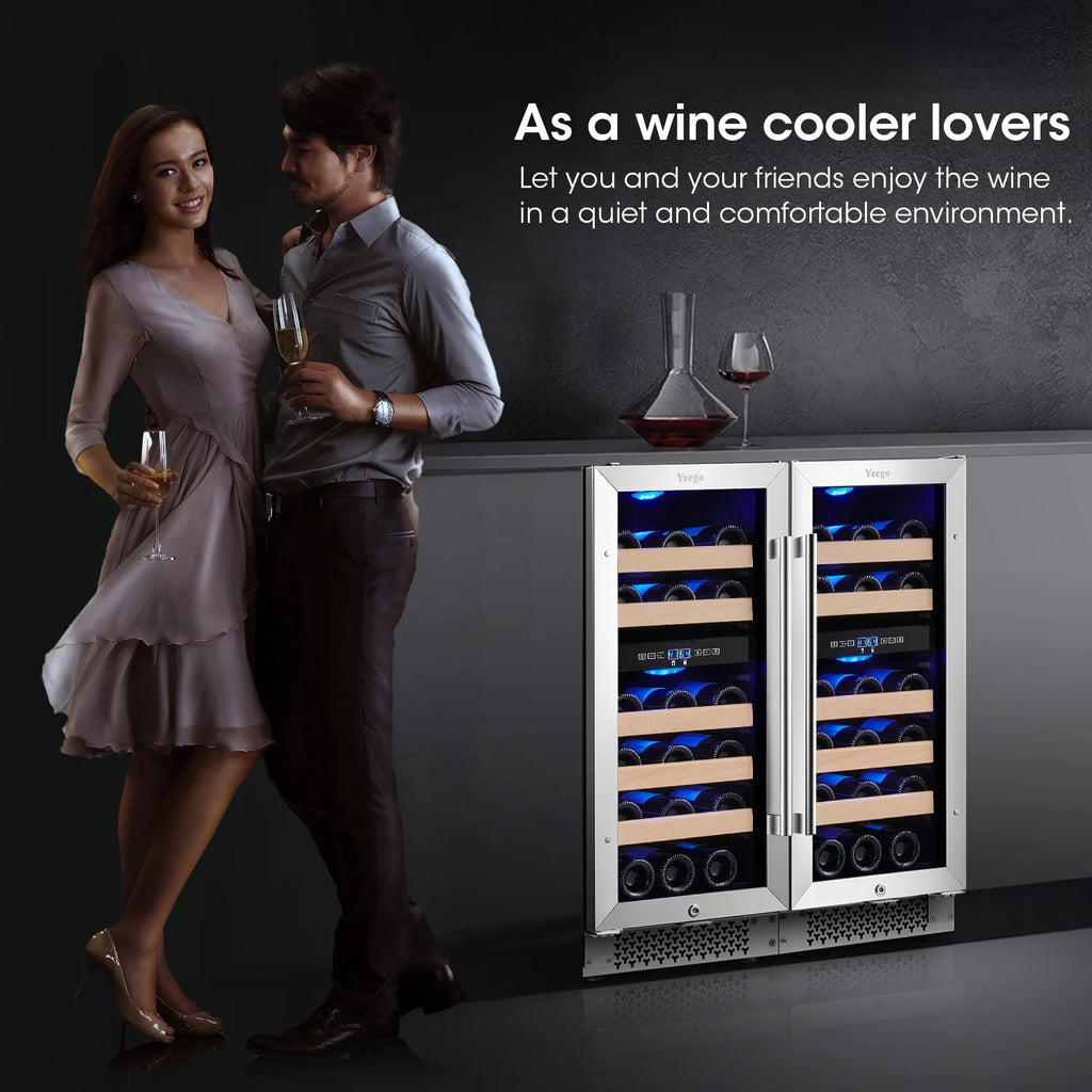30 Wine and Beverage Refrigerator, Two 15 Coolers, 33 Bottles and 80 Cans G6123