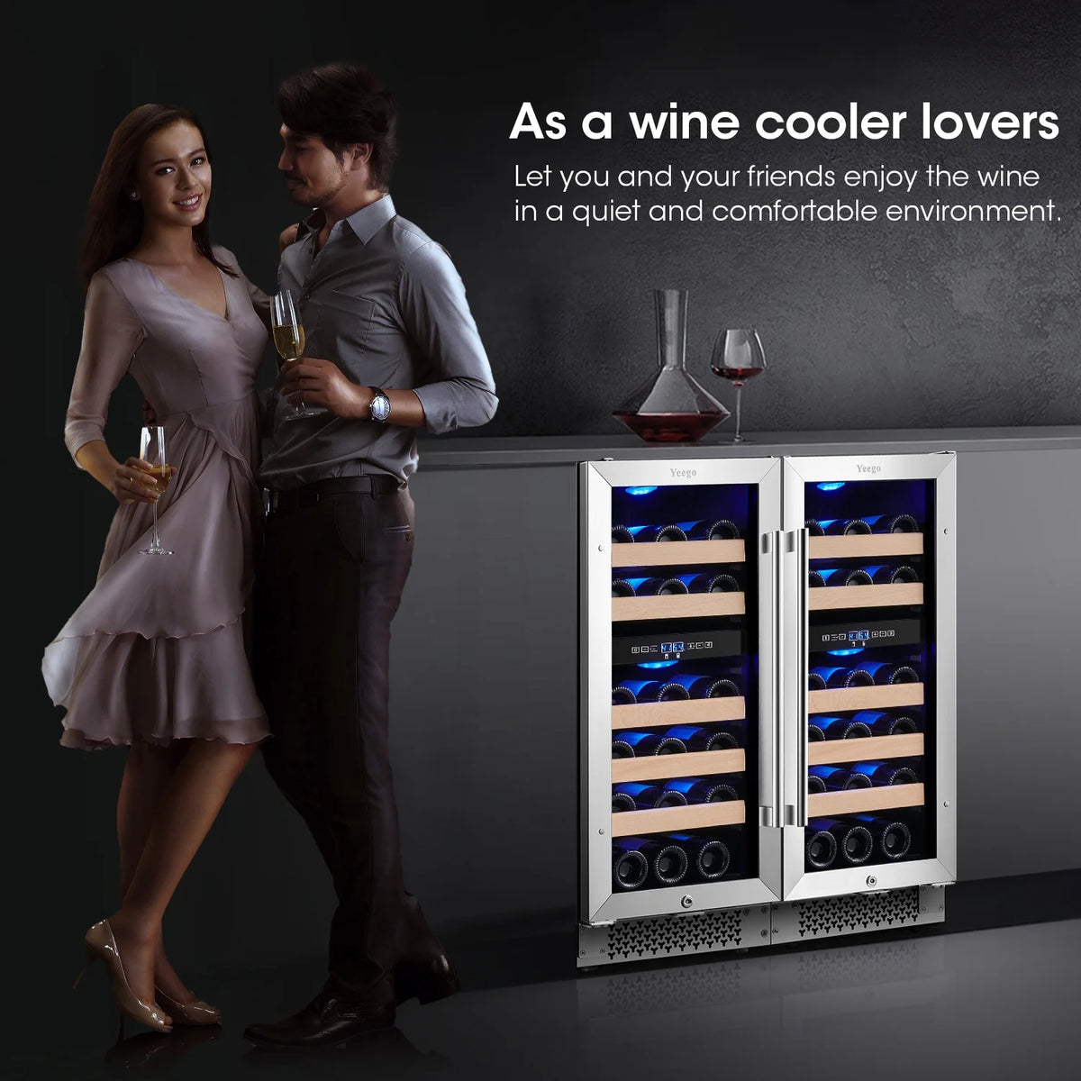 30 Wine and Beverage Refrigerator, Two 15 Coolers, 33 Bottles and 80 Cans G6123