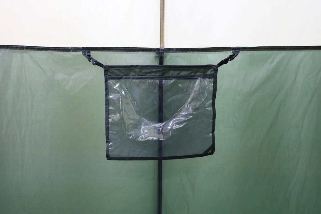 12 Person 3-Room Cabin Tent, Green F705447