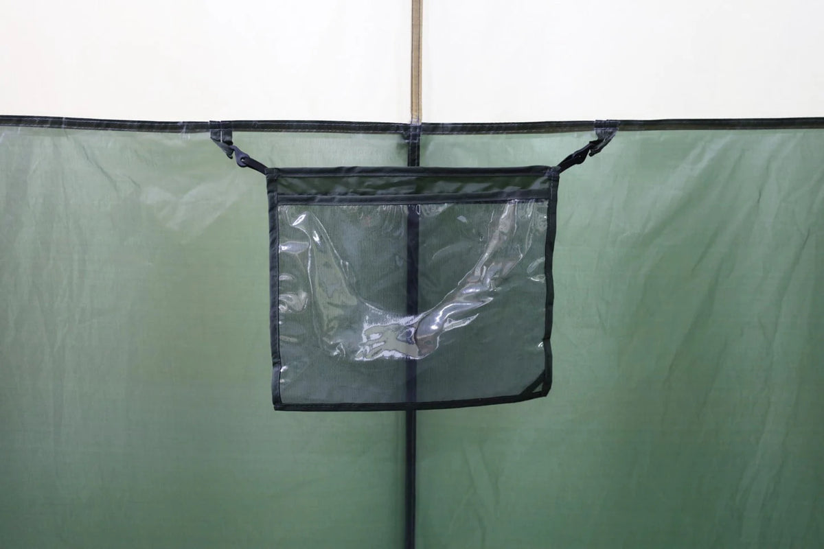 12 Person 3-Room Cabin Tent, Green F705447