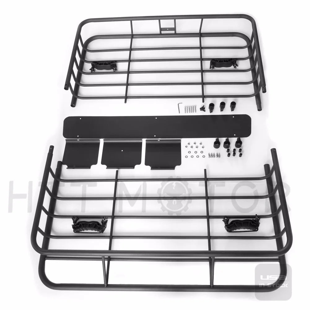 Black Universal Roof Rack Cargo Basket L924269