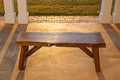 Rustic Pine & Cedar Wood Bench I70610