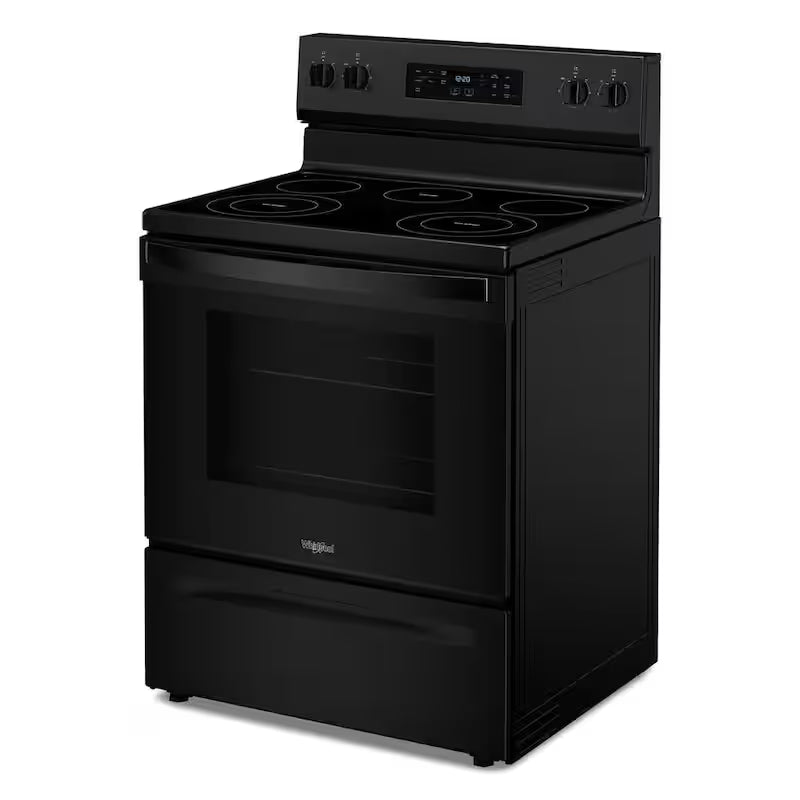 5 Element Freestanding Electric Range in Black Y19464