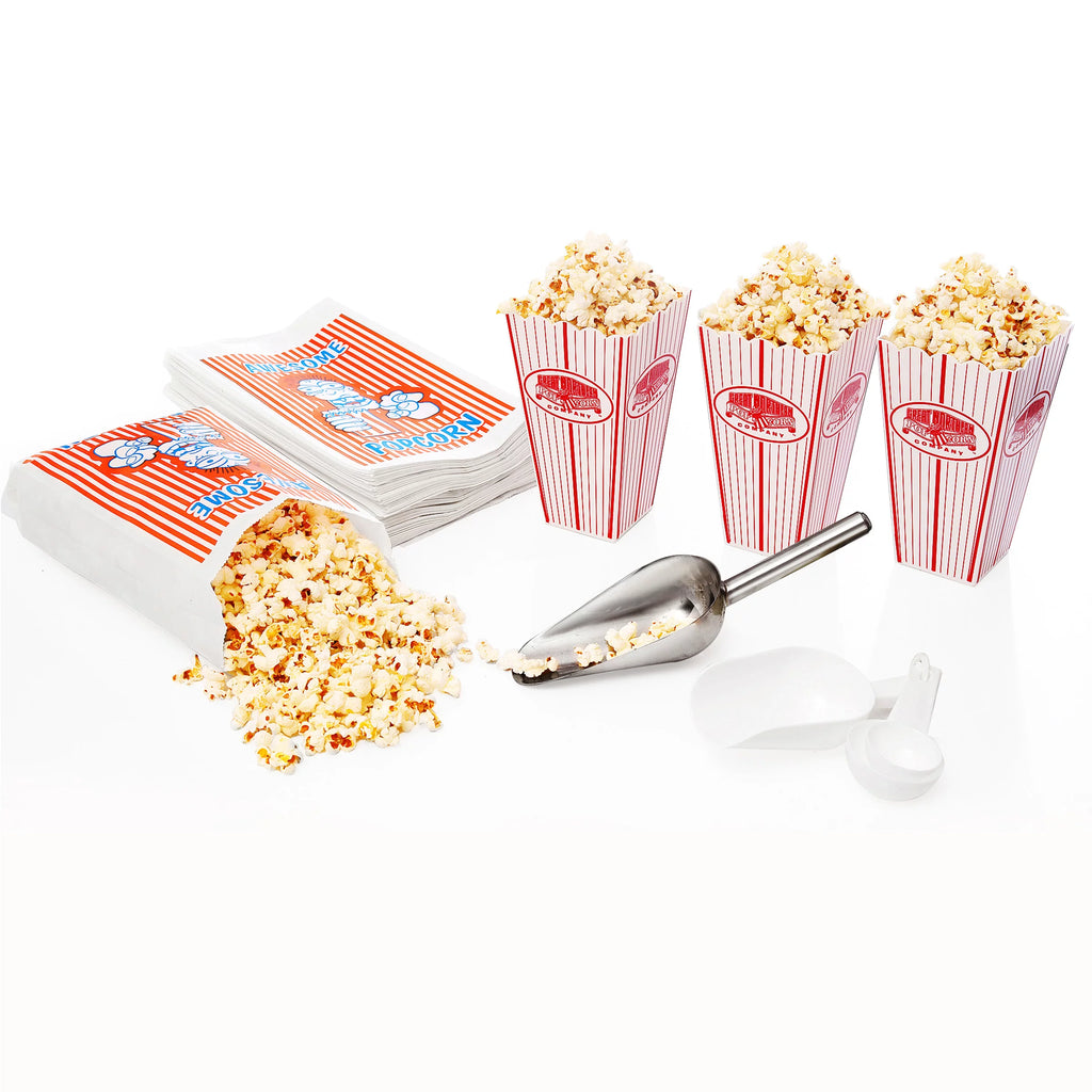Black Antique Style 8oz Popcorn Popper Machine with Cart P2175