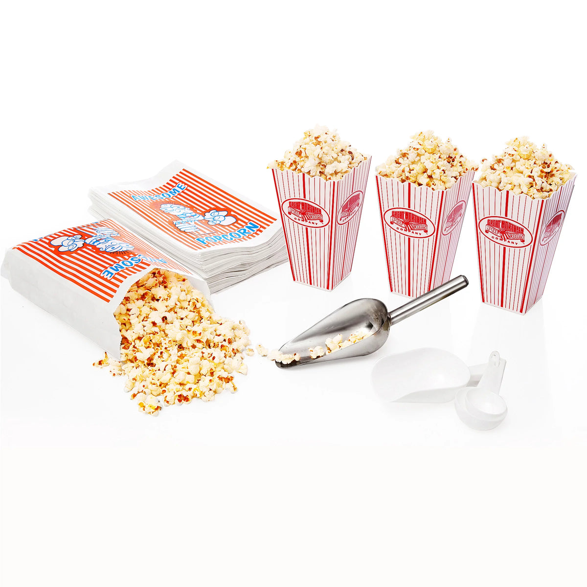 Black Antique Style 8oz Popcorn Popper Machine with Cart P2175