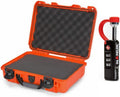 Waterproof Hard Case with Foam Insert (Orange) with TSA Approved Case Lock Z8035