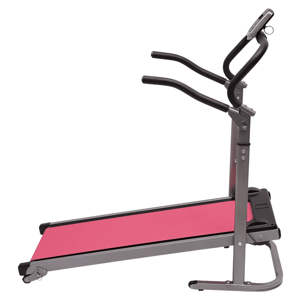 Pink Incline Folding Treadmill Q599