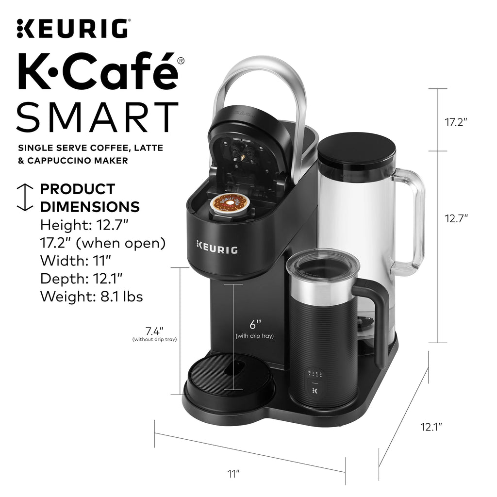 Single Serve Coffee, Latte and Cappuccino Maker, Black C5727