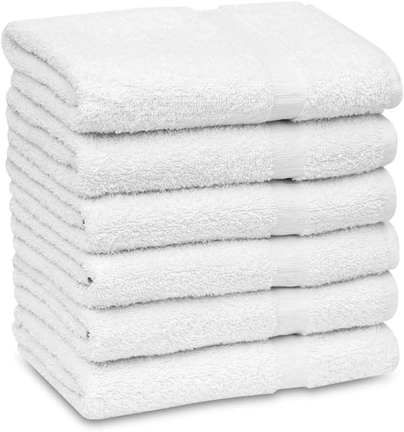 36 White Economy Bath Towel 24x50 Inches, 1 Dozen I28985