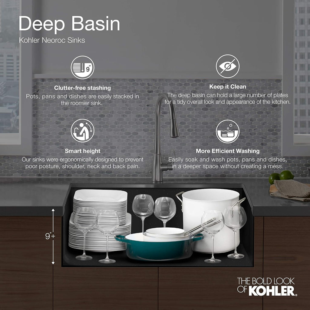 Matte White Kitchen Sink R557695
