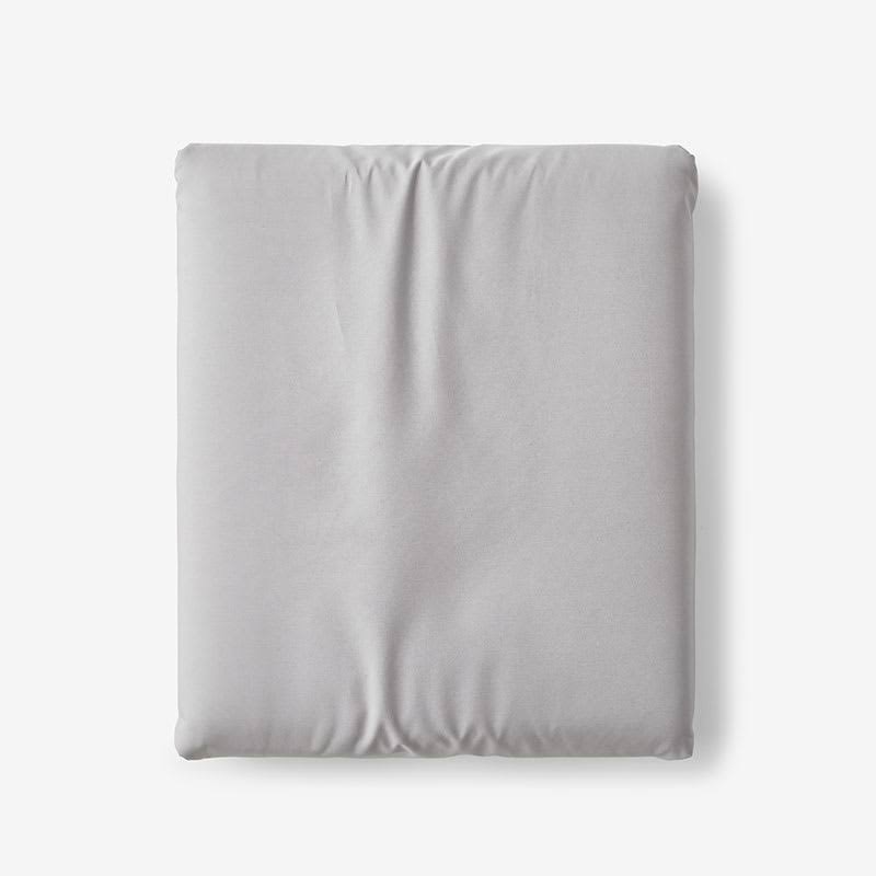 Gray Smoke 300-Thread Count Cotton Percale California King Fitted Sheet V6417