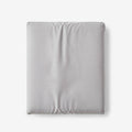 Gray Smoke 300-Thread Count Cotton Percale California King Fitted Sheet V6417