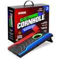 Electronic Cornhole Board Set with Auto Scoring and 8 Bean Bags O878821