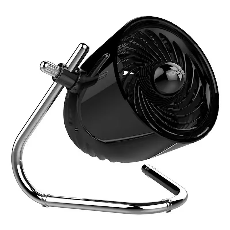 Black 4 in. Pivot Personal Air Circulator H973267