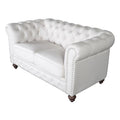 White Loveseat Sofa R879645