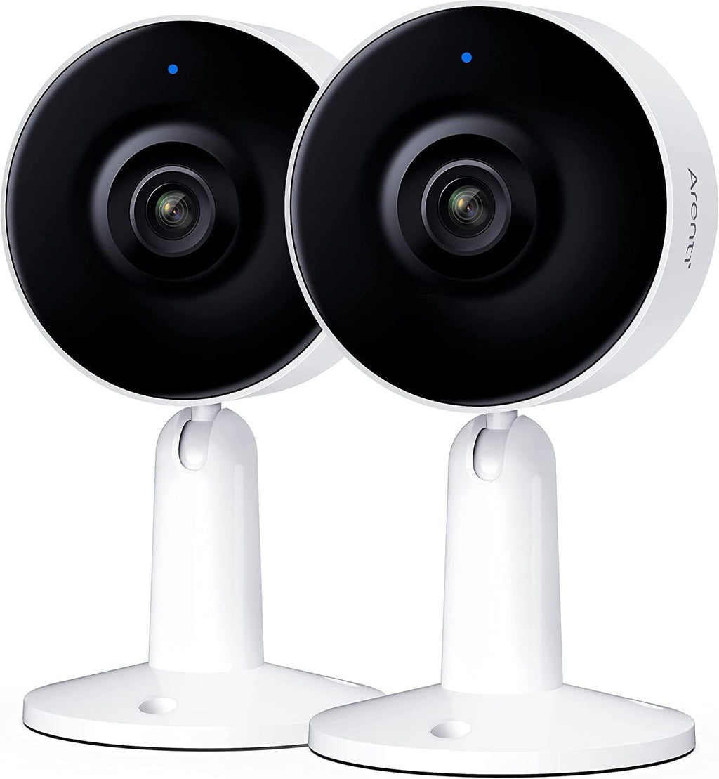 Indoor Home Security Camera 2-Pack, 1080P Full HD, Night Vision, Two Way Audio H18558