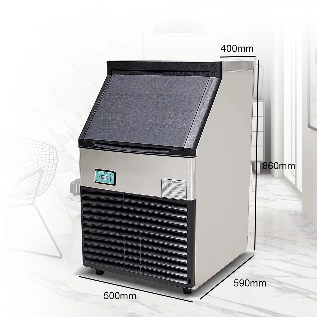 Commercial Auto Ice Cube Machine 132 LBS/Day E263