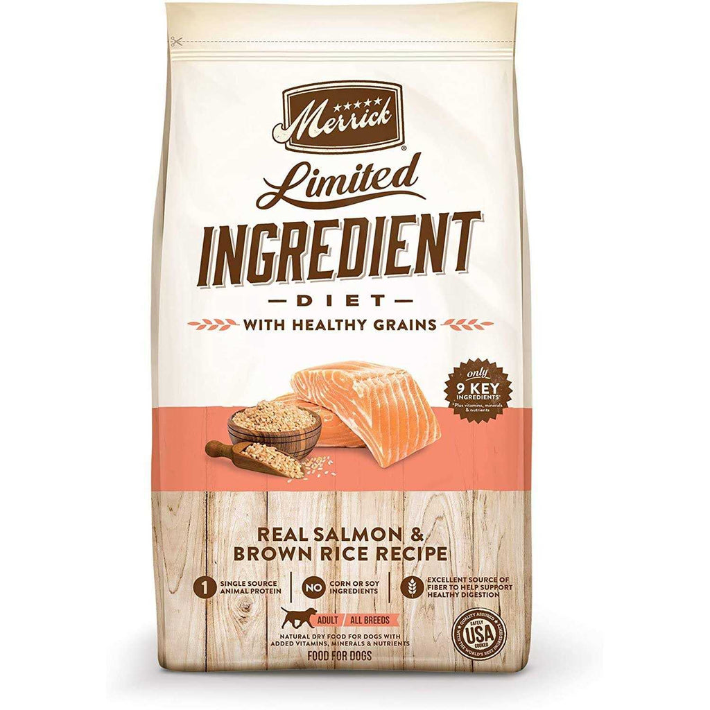 Limited Ingredient Diet Real Salmon & Brown Rice Recipe Dry Dog Food X436