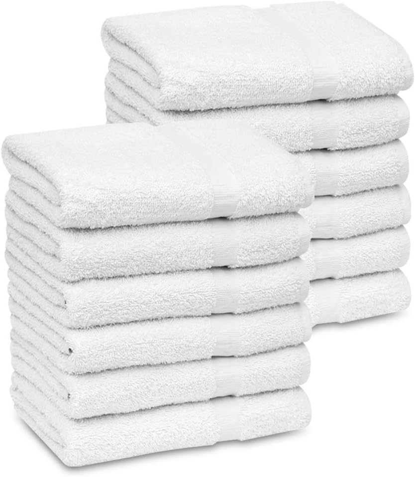 36 White Economy Bath Towel 24x50 Inches, 1 Dozen I28985