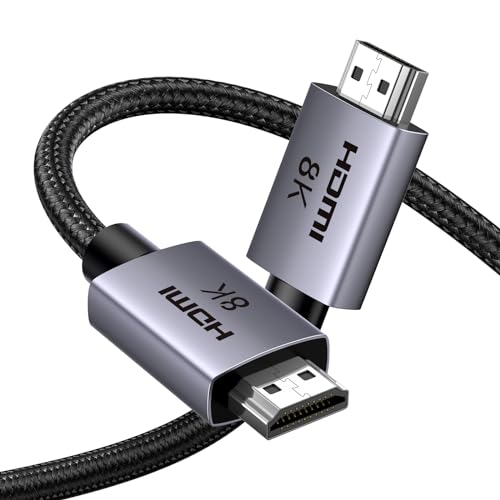 8K HDMI 2.1 Cable 48Gbps 16FT Certified Ultra High Speed HDMI Cord Aluminum G40794