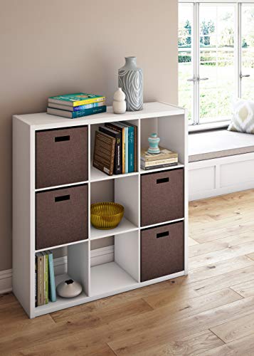 Black 6 Cube Storage Shelf Organizer H484078