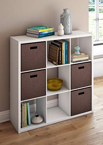 Black 6 Cube Storage Shelf Organizer H484078