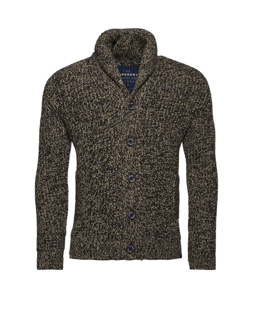 Grey Shawl Cardigan J676