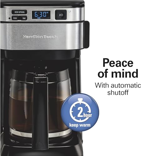 12 Cups Black Programmable Drip Coffee Maker F10967