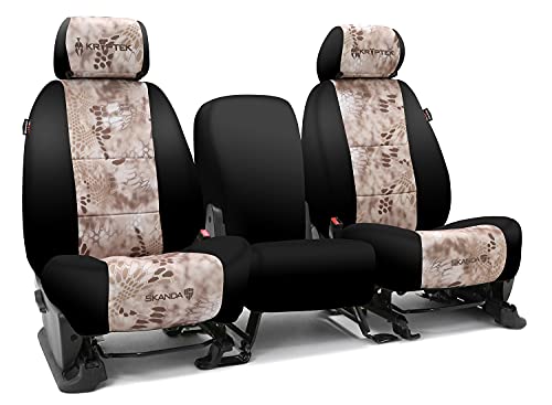ShearComfort Custom Kryptek Neo-Supreme Seat Covers Compatible with Chevy Silverado (2020-2022) for 40/20/40 w/Non-Removable Headrests, Folddown Center Console and Center Underseat St... E677470
