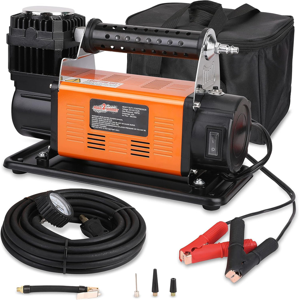 Heavy Duty Portable 12V Air Compressor Kit, Max 150PSI T26692
