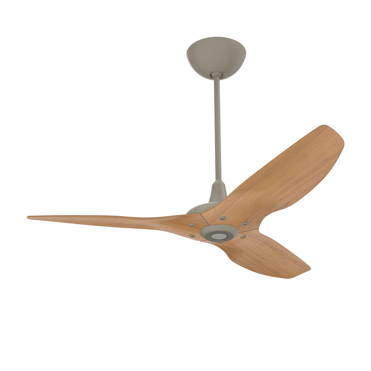 52 Ceiling Fan with Bamboo Blades and Satin Nickel Finish J404