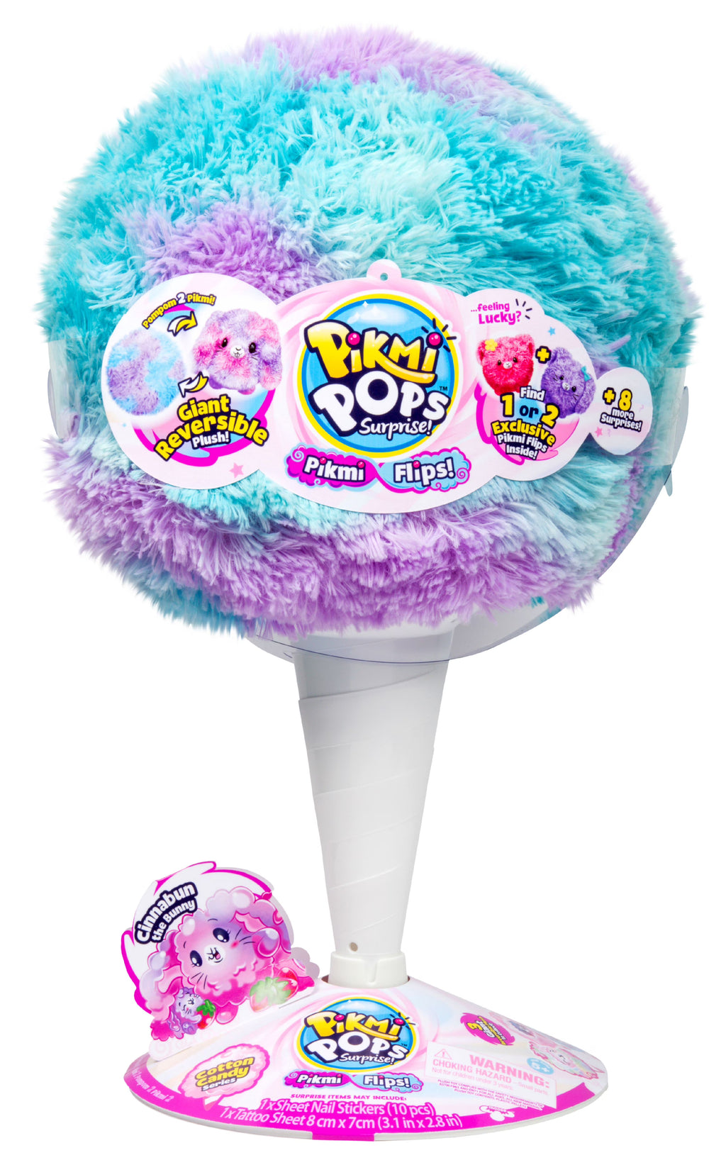 Giant Pikmi Flips Plush with 1-2 Medium Plush Q594